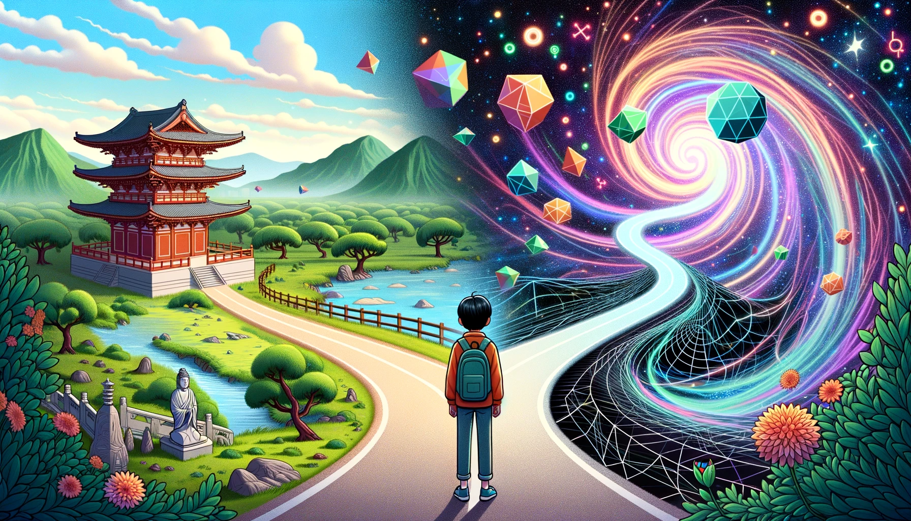Choosing between quantum and classical worlds